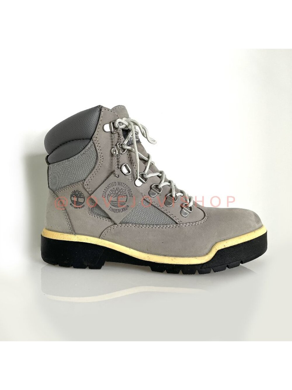 Boots | Timberland Field Premium Leather & Mesh Waterproof | Insulated Grey 8
